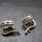 Moldavite Tektite Silver Earrings from Czech Republic - 3.0 Grams