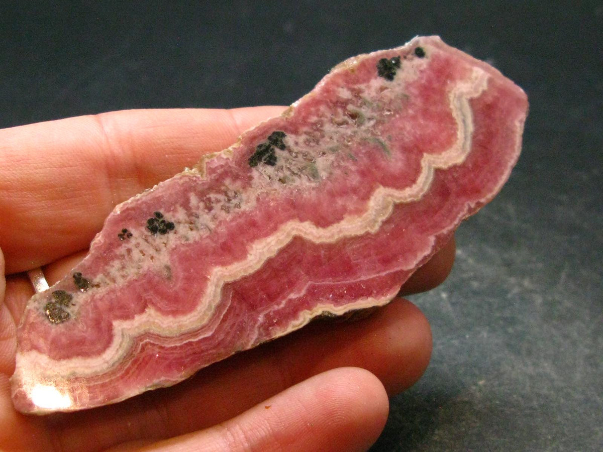 Rhodochrosite Large Slab From Argentina - 3.4" - 37.39 Grams