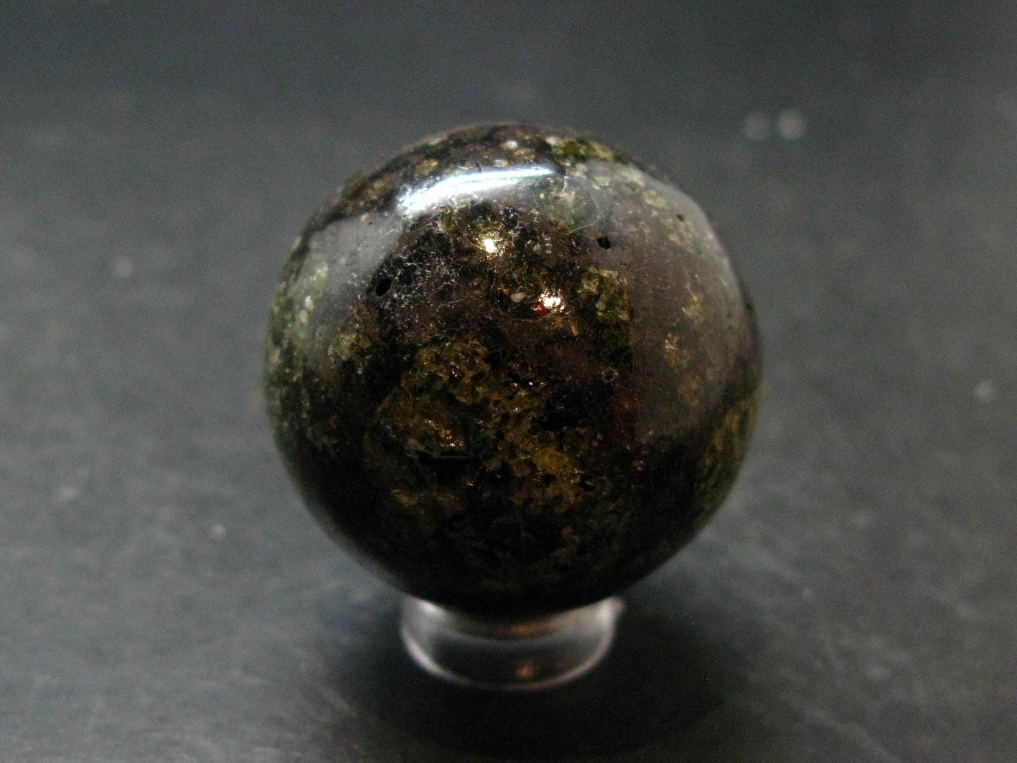 Peridot Olivine Sphere from Arizona, USA - 1.4" -50.23 Grams