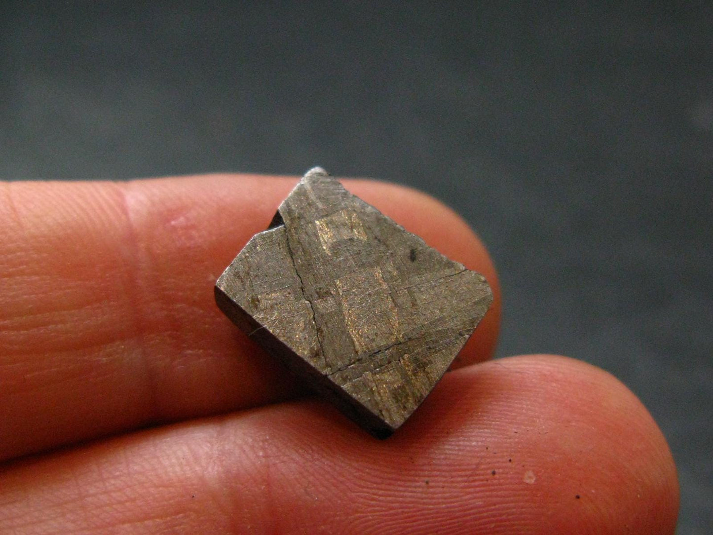 Large Gibeon Meteorite From Namibia - 0.5" - 3.08 Grams