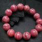 Rhodochrosite Genuine Bracelet ~ 8 Inches ~ 18mm Round Beads