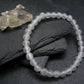 White Calcite Genuine Bracelet ~ 7 Inches ~ 6mm Round Beads