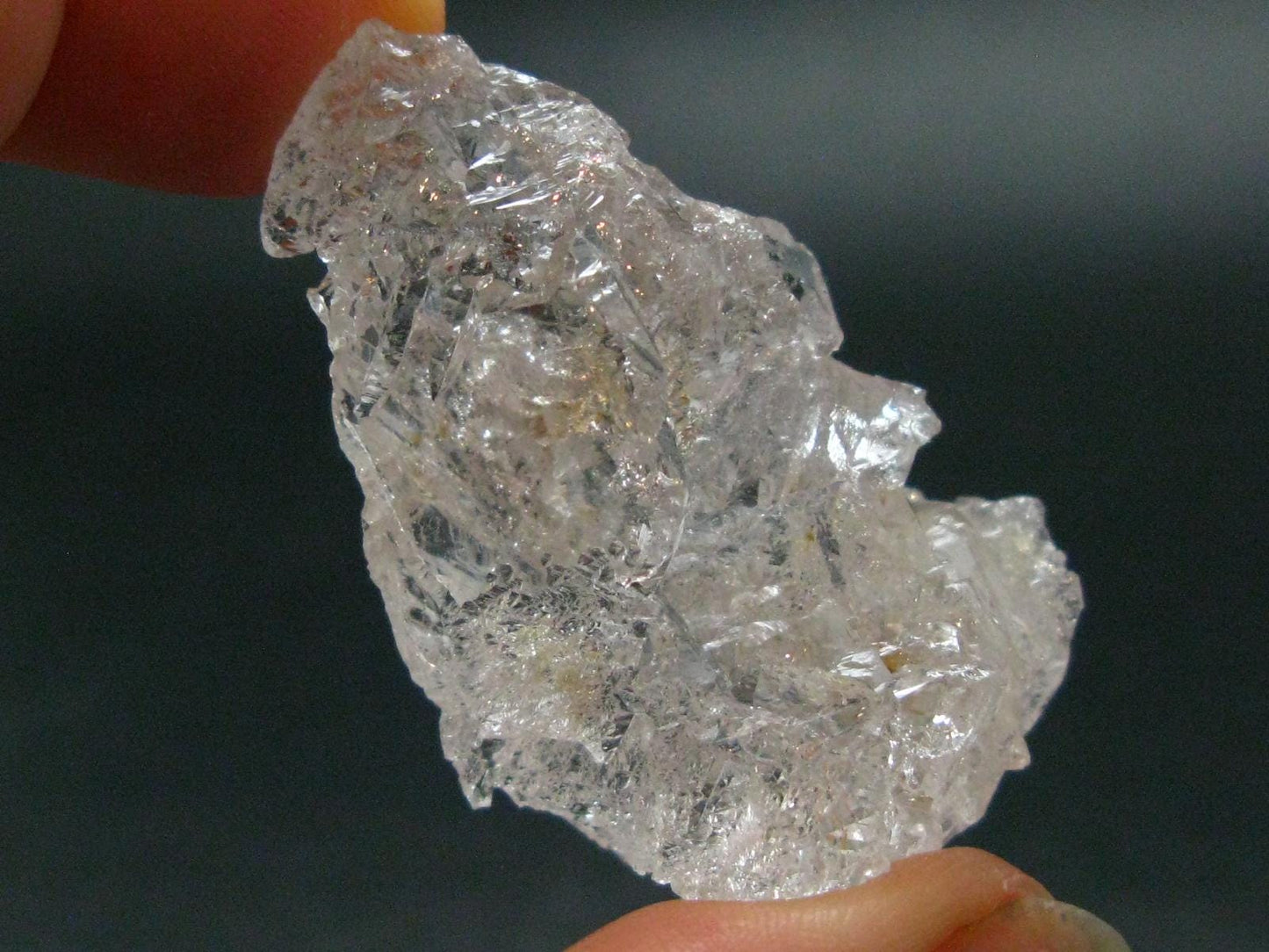 Fantastic Etched Gemmy Raw Clear Goshenite Beryl Crystal From Brazil - 1.7" - 19.20 Grams