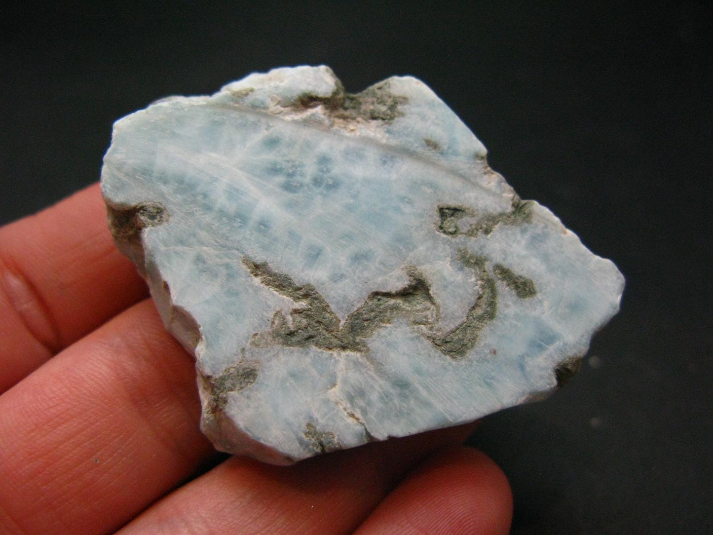 Larimar Polished Slab From Dominican Republic - 1.9"
