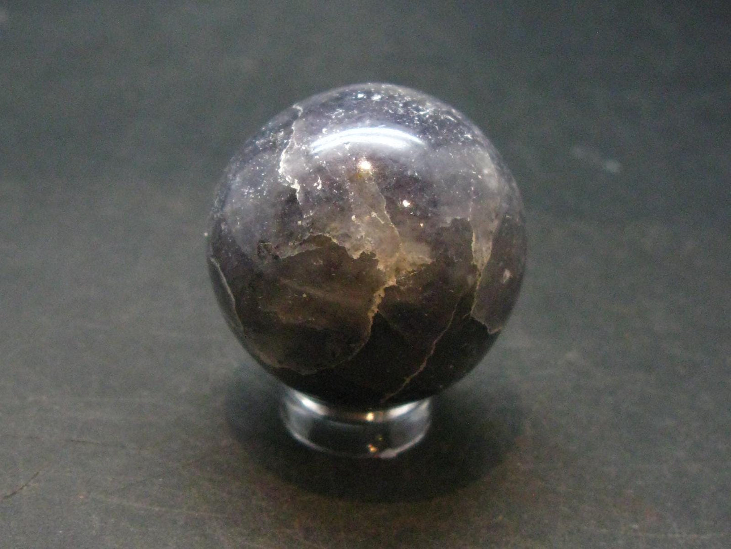 Rare Iolite Cordierite Sphere from Tanzania - 41.88 Grams - 1.2"