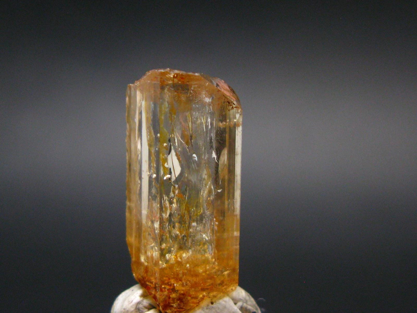 Imperial Topaz Crystal From Zambia - 0.8" - 16.0 Carats
