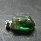 Gem Watermelon Tourmaline Crystal Silver Pendant From Brazil - 0.8" - 2.05 Grams