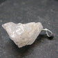 Gem Pollucite Polucite Crystal Silver Pendant from Pakistan - 1.1" - 4.72 Grams