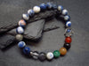 7 Chakra & Sodalite Genuine Bracelet ~ 7 Inches ~ 8mm Round Beads