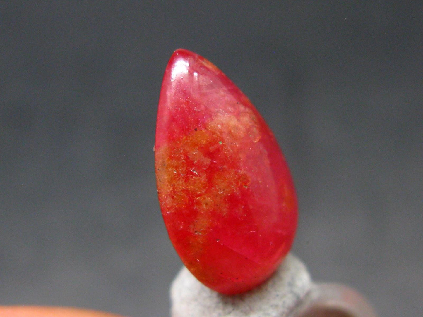 Extremely Rare Gem Rhodonite Cabochon From Brazil - 6.57 Carats