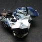 Beautiful Benitoite and Neptunite on Natrolite Cluster From California - 1.4"