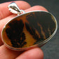 Moss Agate Silver Pendant From Russia - 6.85 Grams - 1.3"
