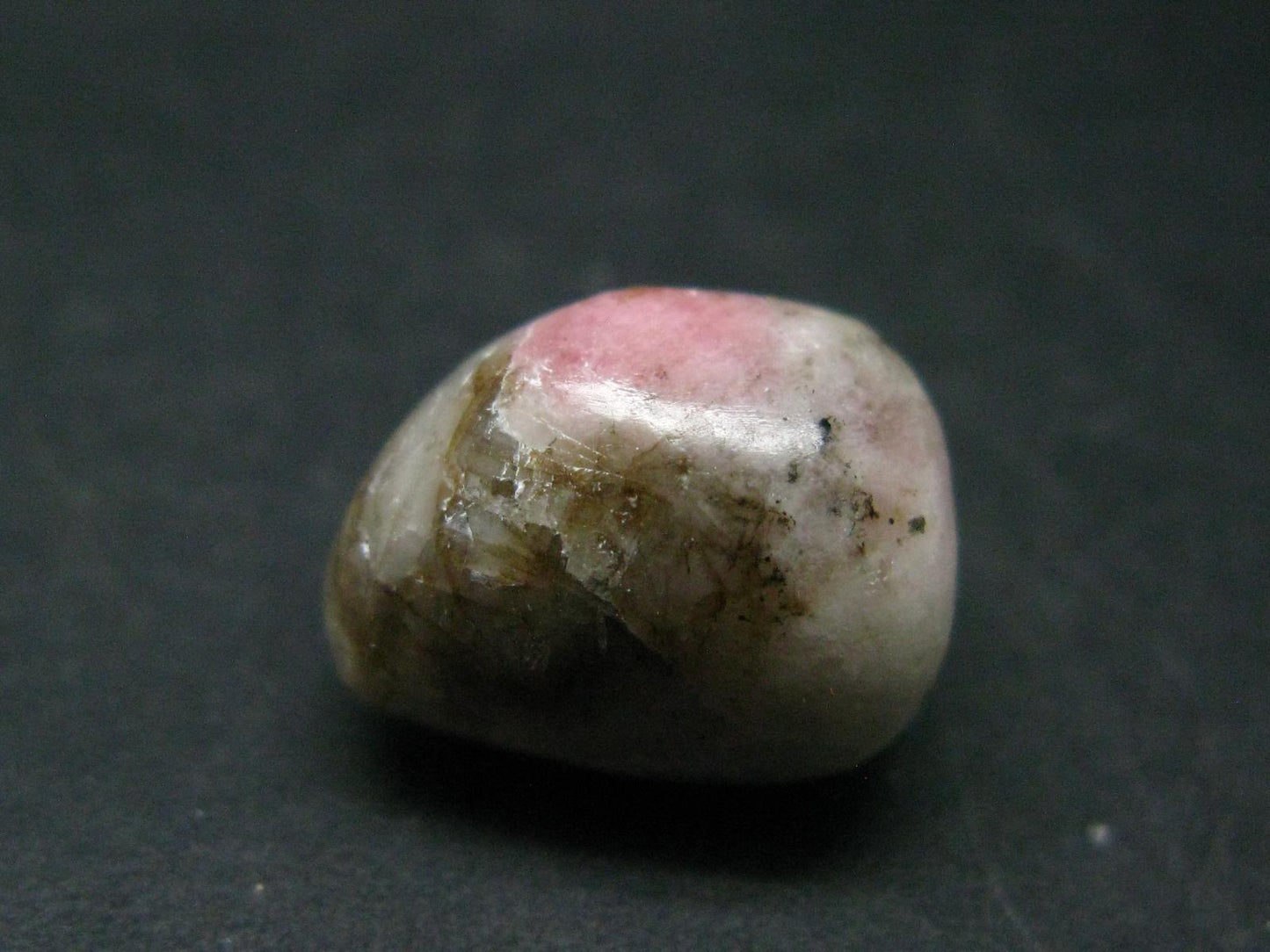 Rare Pink Tugtupite Tumbled Piece From Greenland - 17.35 Carats - 0.7"