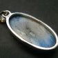Blue Ice Glacierite Silver Pendant from Indonesia - 1.5" - 5.70 Grams
