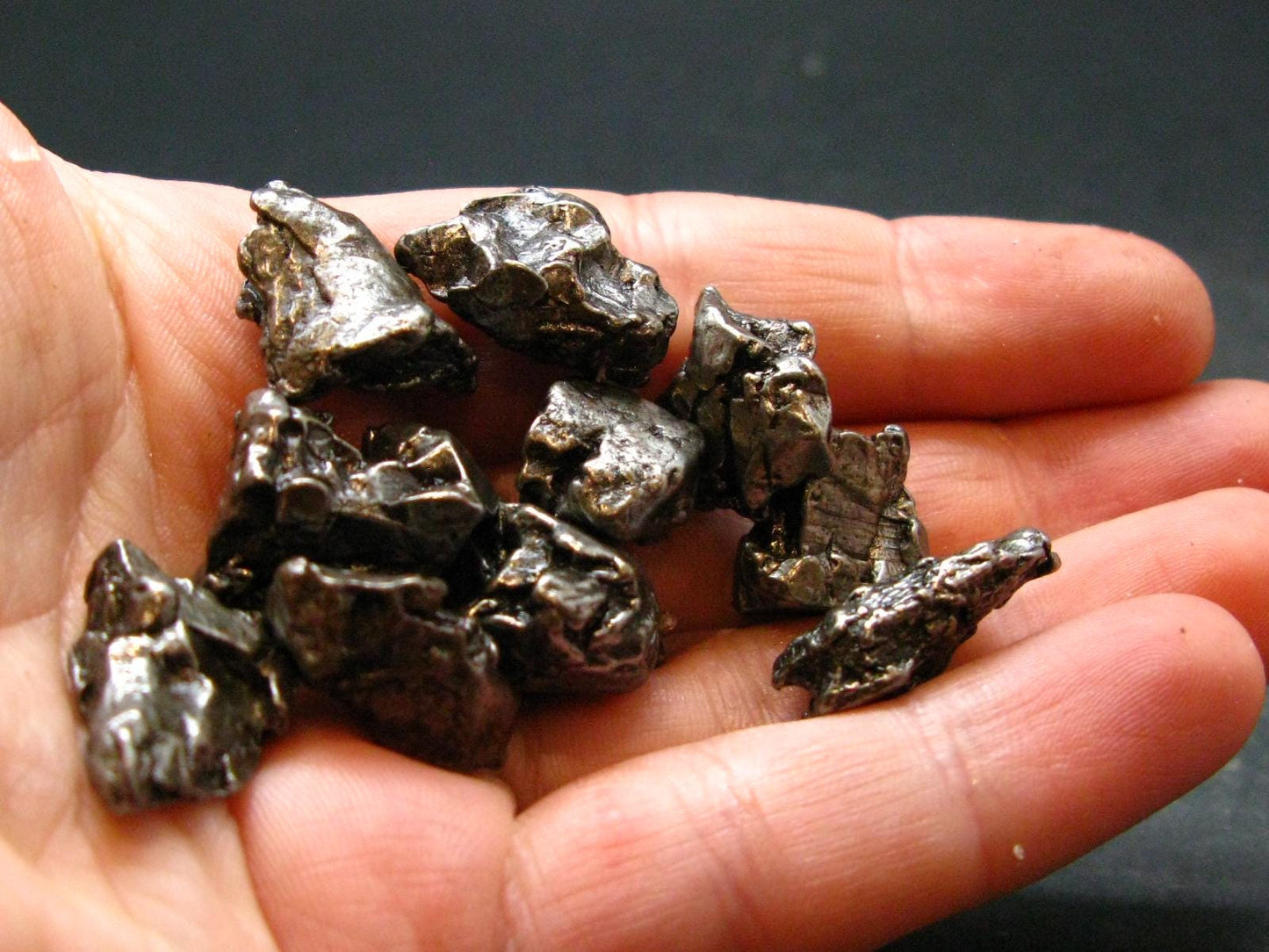 Lot Of 10 Campo Del Cielo Meteorite Pieces from Argentina - 55.63 Grams