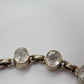 Faceted Phenakite (Phenacite) Crystal Bracelet in Sterling Silver - Weight 17.20
