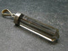 Fine Rutilated Quartz Crystal Silver Pendant from Brazil - 2.0" - 6.64 Grams