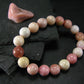 Pink Opal Genuine Bracelet ~ 7 Inches ~ 10mm Round Beads