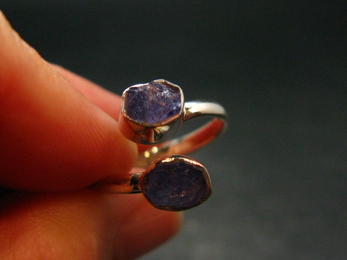 Tanzanite (Zoisite) Sterling Silver Ring - 2.38 Grams - Size 5