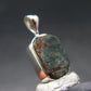 Alexandrite Chrysoberyl Crystal Silver Pendant From Zimbabwe - 0.8" - 1.61 Grams