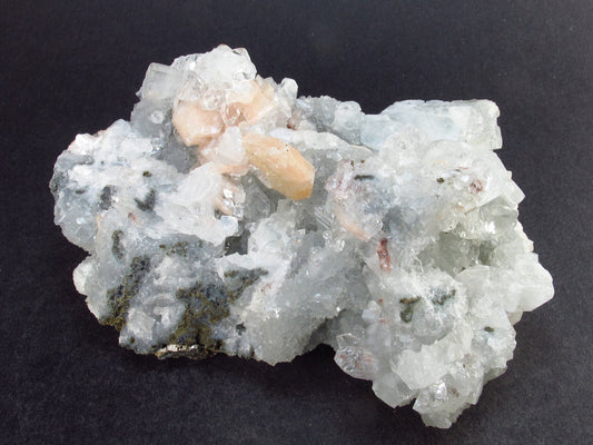 Apophylite & Stilbite Cluster From India - 3.8" - 225 Grams