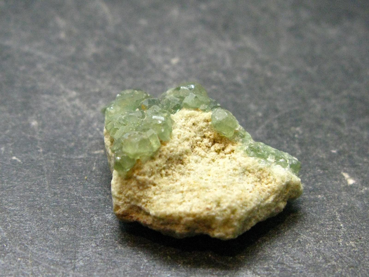 Rare Demantoid Garnet Cluster from Madagascar - 0.9" - 5.23 Grams