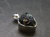 Blue Lazulite Silver Pendant From Pakistan - 0.7" - 2.74 Grams