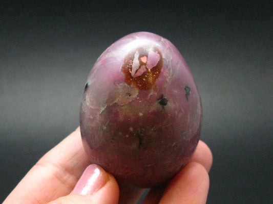 Cobaltocalcite Cobalto Calcite Egg From Morocco - 1.9"