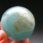 Stunning Lemurian Aquatine Blue Calcite Ball Sphere From Argentina - 1.7" - 125.05 Grams