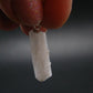 Rare Clear Natrolite Crystal Silver Pendant From Tanzania - 1.1" - 1.56 Grams