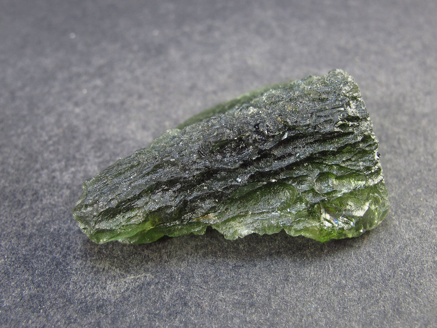 Moldavite Tektite Raw Piece from Czech Republic - 1.6" - 66.9 Carats - 13.3 Grams
