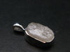 Raw Rare Natrolite Crystal Silver Pendant From Russia - 0.7" - 1.21 Grams