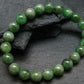 Green Garnet Tsavorite Genuine Bracelet ~ 7 Inches ~ 8mm Round Beads