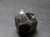 Sharp Black Melanite Andradite Garnet Silver Pendant From Mali - 0.9" - 12.48 Grams