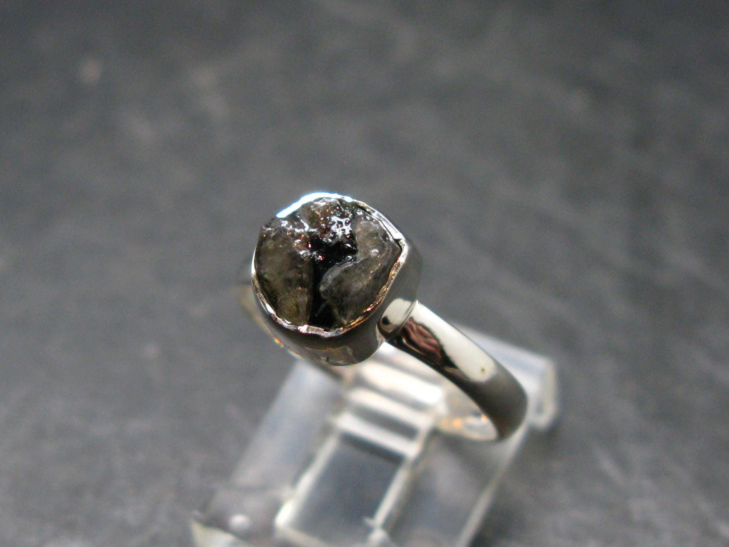 Phenakite Phenacite Sterling Silver Ring from Brazil - 2.02 Grams - Size 7