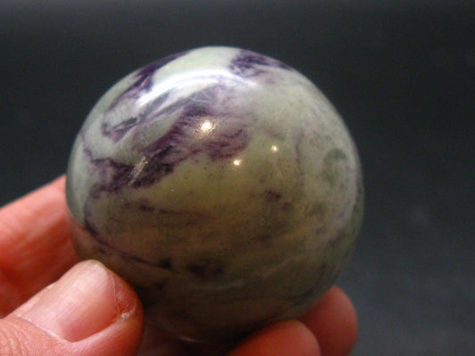 Very Rare Large Kammererite Chrome Clinochlore Sphere Ball From Turkey - 1.6" - 113.2 Grams