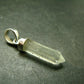 Gem Libyan Desert Glass Tektite Pendant Sterling Silver from Libya - 1.3" - 2.12 Grams