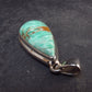 Rare Variscite Sterling Silver Pendant from Utah - 1.5" - 6.04 Grams