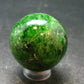 Gem Chrome Diopside Ball Sphere From Russia - 1.2"- 50.0 Grams