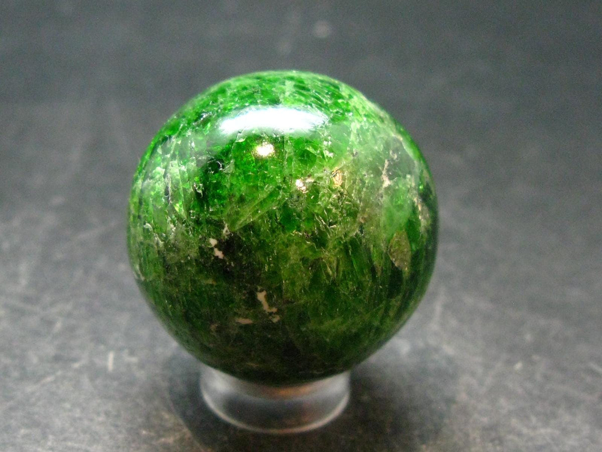 Gem Chrome Diopside Ball Sphere From Russia - 1.2"- 50.0 Grams