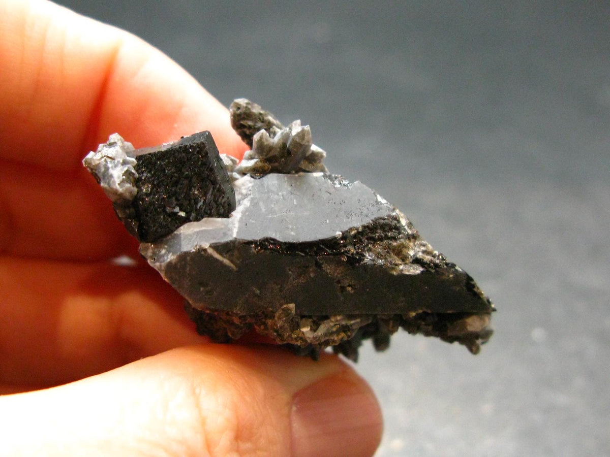Brookite On Quartz Cluster From Arkansas - 16.58 Grams - 1.8"
