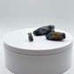 Sterling Silver Sapphire Huggie Pendant | September Birthstone Charm