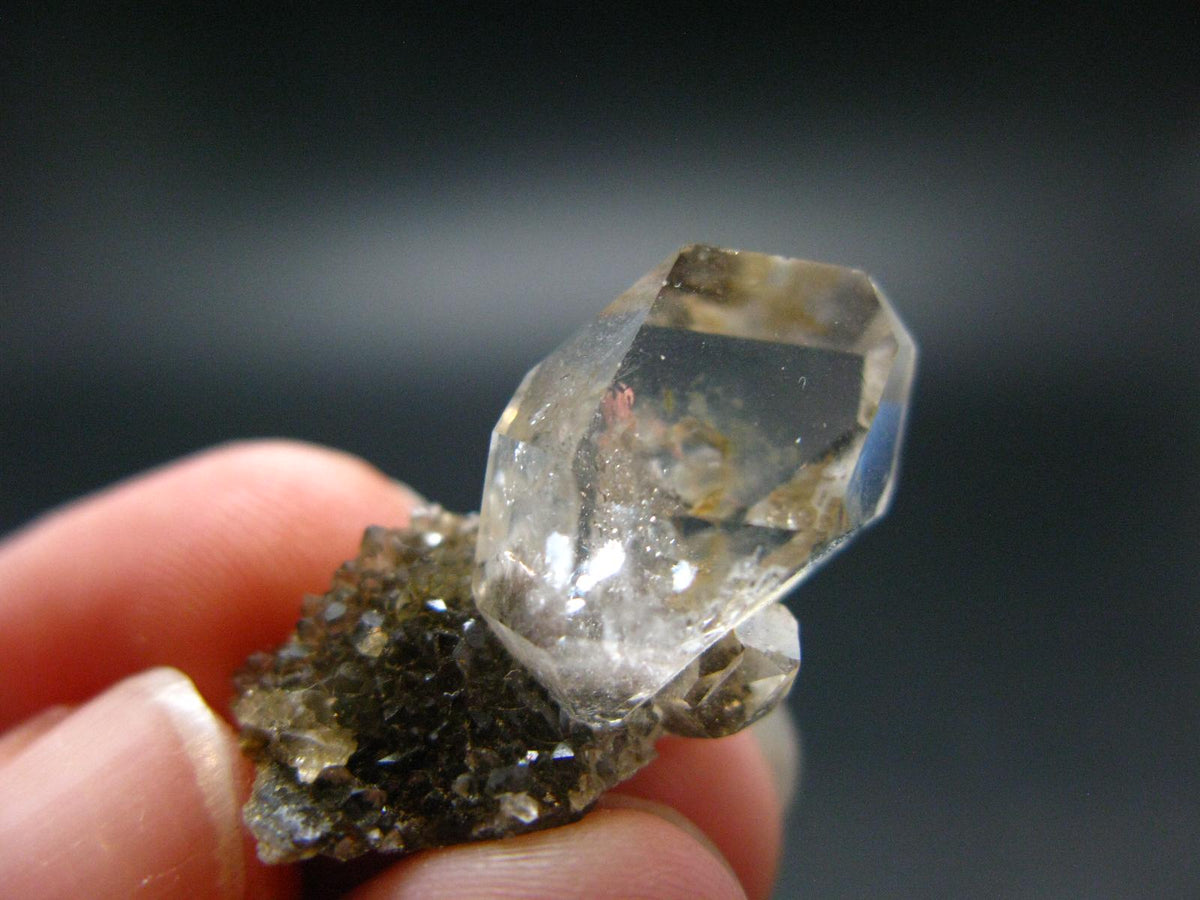 Fine Herkimer Diamond Quartz Crystal From New York - 1.0" - 3.64 Grams