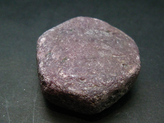 Reddish-Maroon Hexagonal Terminated Ruby Crystal from India - 1.4" - 60.08 Grams