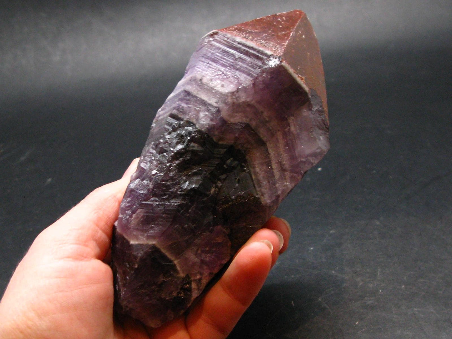 Rare Auralite Super 23 Large Crystal Amethyst From Canada - 5.3" - 516.0 Grams