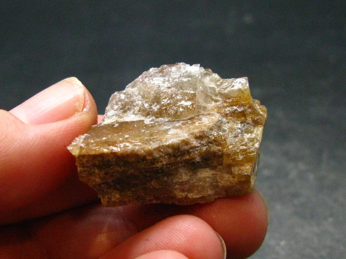 Rare Herderite Polished Crystal from Brazil - 12.77 Grams - 1.1"