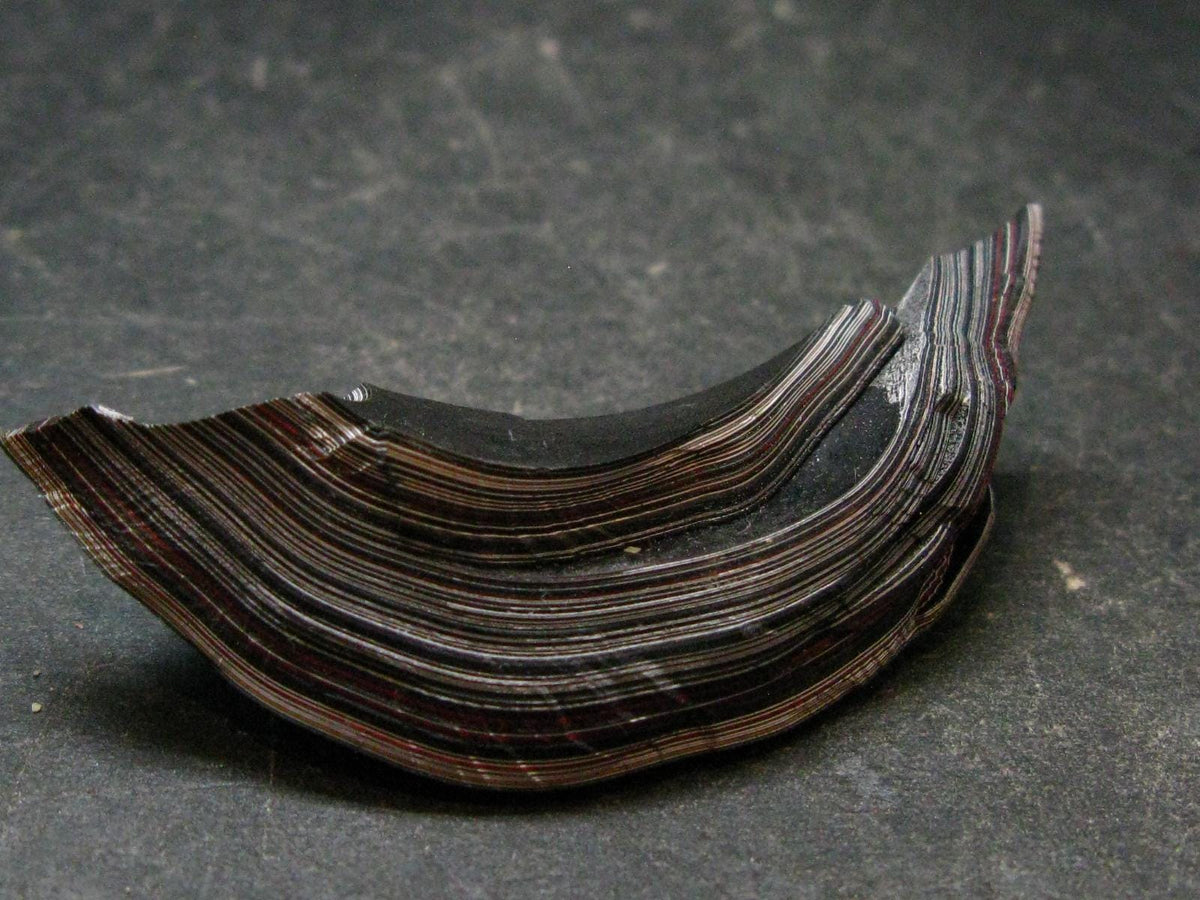 Very Cool Fordite "Detroit Motor City Agate" from Michigan - 1.9"- 4.34 Grams