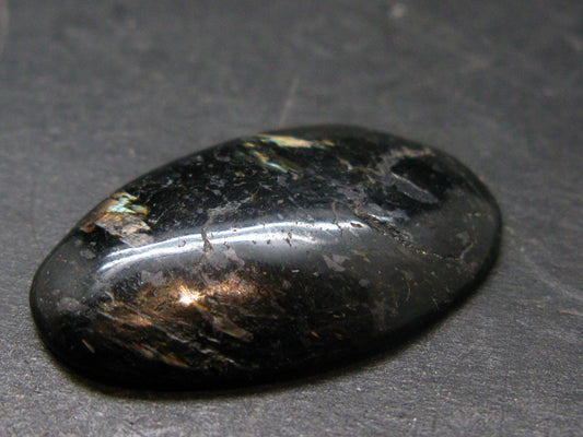Rare Nuumite Nuummite Cabochon From Greenland - 1.1" - 6.24 Grams