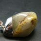 Rutilated Quartz Silver Pendant From Brazil - 1.5"