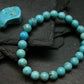 Turquoise Genuine Untreated Bracelet ~ 7 Inches ~ 8mm Round Beads